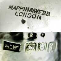 Wöchnerinnenschüssel Silber Mappin Webb 