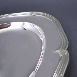 Big and oval silver tray Wilkens Bremen