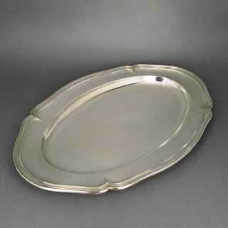 Big and oval silver tray Wilkens Bremen