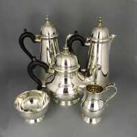 Antikes Tee- Kaffee- und Kakao Set versilbert aus England