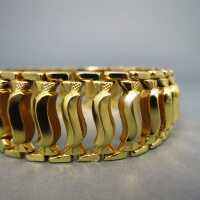 Prächtiges Gliederarmband in hochwertigem18 k Gold vintage Schmuck