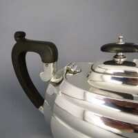 Art Deco Teekanne Silber London Bishton