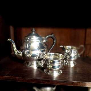 3-teiliges Teeset in Silber Birmingham
