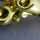 Seltenes Calgaro Schmuck Set mit Kette und Armband in Gold gewebt