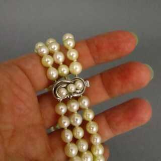 Akoya Perlen Armband mit Weißgoldverschluss