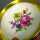 KPM Berlin porcelain bowl flowers and gold