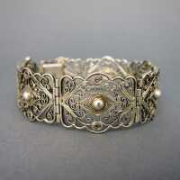 Filigranes Art Deco Armband in Silber
