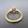 Wunderschöner Damen Ring mit vier großen Brillanten in 585 Gold vintage Schmuck