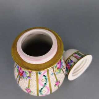 Rich decor sugar shaker Dresden porcelain