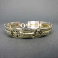 Silver Art Deco link bracelet Pforzheim Karl Hohmann