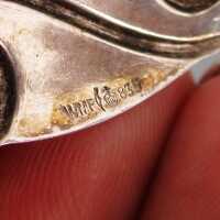 Modernistisches Damen Glieder Armband von WMF in Silber Spiraldekor