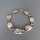 Modernistisches Damen Glieder Armband von WMF in Silber Spiraldekor