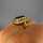 Damenring großer Amethyst Edelstein rotes gelbes Gold zweifarbiger Ring unikat