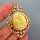 Antique gold pendant with gold Sovereign 1895 Queen Victoria old veiled head 