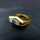 Eleganter vintage Damen Ring in 750 Gold mit zwei Brillanten und einem Saphir