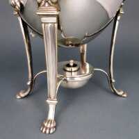 Atnique late victorian silver plated hot water urn tea samowar from England