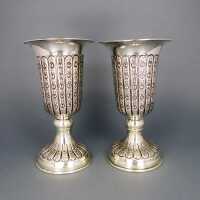Vasenpaar Silber reine Handarbeit Marokko Frankreich um...