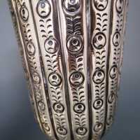 Vasenpaar Silber reine Handarbeit Marokko Frankreich um 1900 innen vergoldet