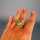 Herrlicher Damen Ring in Gold mit apfelgrünen Chrysopras auffallend und elegant
