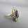 Art Deco Damen Ring in Silber mit Amethyst Emaille und Markasiten Pforzheim