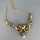 Jugendstil antikes elegantes Collier in Gold Silber mit Perlen und Diamanten