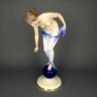 Art Deco porcelain figure Fortuna Rosenthal & Co....