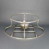 Speisewärmer drehbar ovale und runde Gefäße Ercuis Frankreich Art Deco versilber