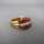 Vintage Goldschmuck für Damen - Annodazumal Antikschmuck: Vintage Bi-Color Ring mit Edelsteinen online kaufen