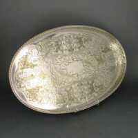 Big silver plated galery tray chased Viners of Sheffield...