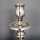A pair of big table candlesticks Fleuron Christofle France silver plated