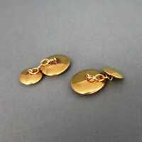 Prächtige Manschettenknöpfe in Gold mit schönen Karneolen in seltenem Schliff