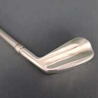 Interesting letter opener shaped like a golf club cast in massive silver 