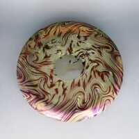 Magnificent Marbled Art Nouveau Glass Bowl by Josef Rindskopf