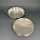 Beautiful Art Deco shaped two serving bowls silver and ivory Koch Bergfeld