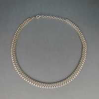 Wonderful silver chain collier for a lady Friedrich Binder Mönsheim Germany