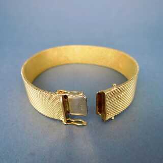 Herrliches elegantes Gold Mesch Armband vintage Schmuck für Damen