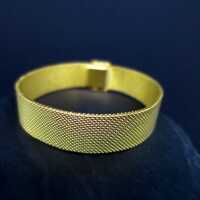 Herrliches elegantes Gold Mesch Armband vintage Schmuck für Damen