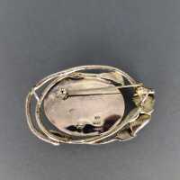 Unique Avi Soffer Israel Brooch Pendant silver amethyst designer jewelry vintage