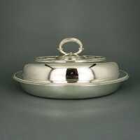 Antique entrée bowls set silver plated Collis & Co London about 1900 victorian