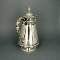 Rich antique Art Nouveau edwardian massive silver coffee pot Wilkens Germany 1904