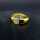 Massiver Band Ring in Gold mit 9 Brillanten im Tafelschliff 