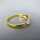 Schöner Damen Ring in Gold besetzt mit mehreren Brillanten und rhodiniert