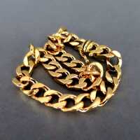 Massive gold chain bracelet for women and men