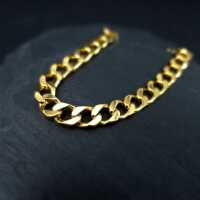 Massive gold chain bracelet for women and men