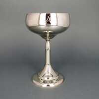 Beautiful champagne coupe in silver and gold made by Wilkens