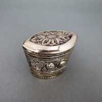 Antique silver needle case early victorian Leer East Frisia 1840