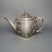 Gorgeous anglo-indian Swami-ware teapot from Madras...