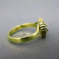 Zauberhafter Verlobungs Ring Herzform in Gold mit...