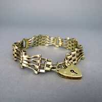 Beautiful sterling silver gate bracelet from London with...