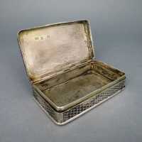 Antique silver niello snuff tabak box Russia Moscow Nikolaj Dubrovin 1841